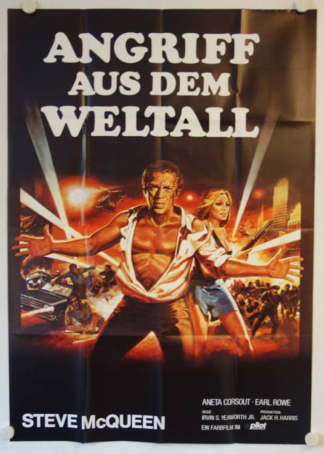 Angriff aus dem Weltall originales deutsches A0-Filmplakat (R70s)